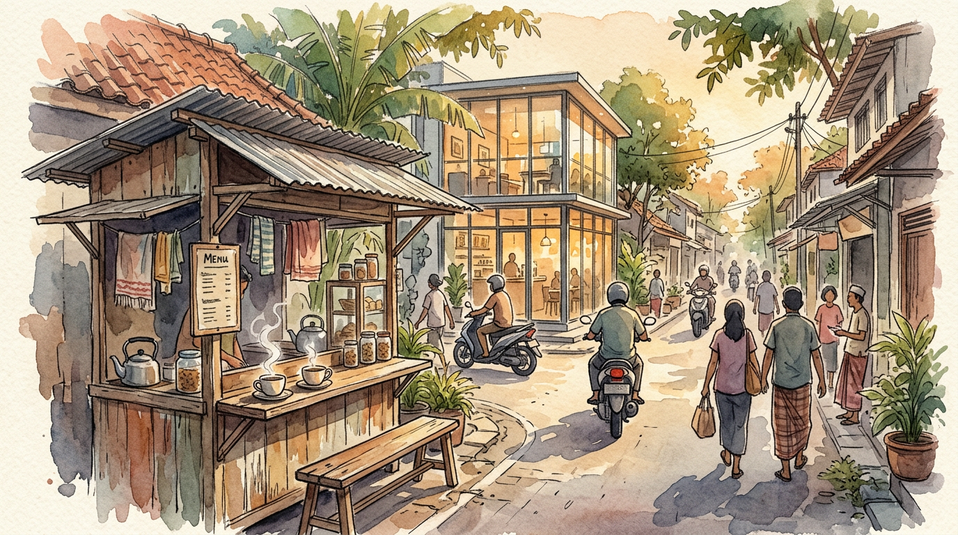 Indonesien hat mehr Cafés als jedes andere Land der Welt